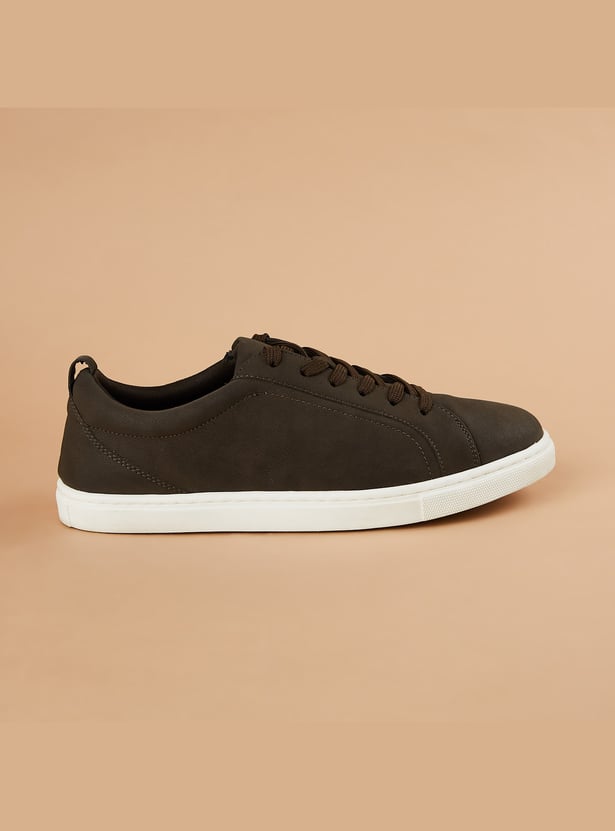 FORCA Solid Lace-Up Shoes