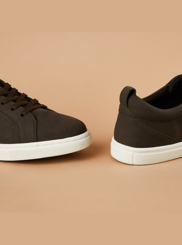 FORCA Solid Lace-Up Shoes
