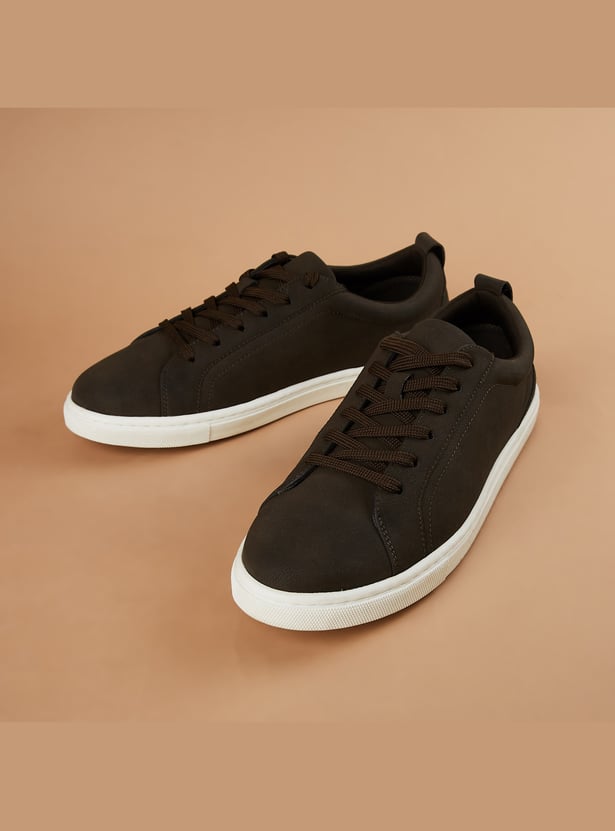 FORCA Solid Lace-Up Shoes