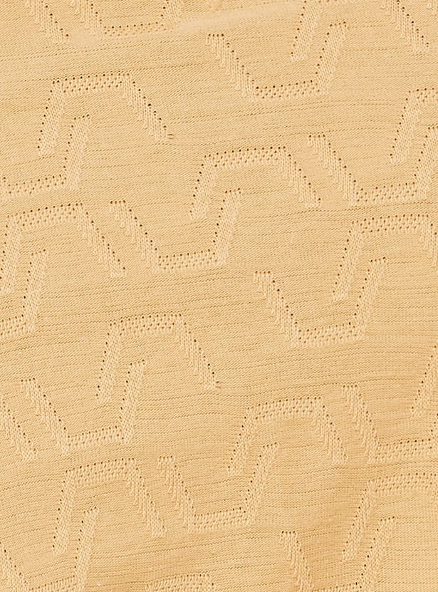 FAHRENHEIT Textured Polo T-shirt