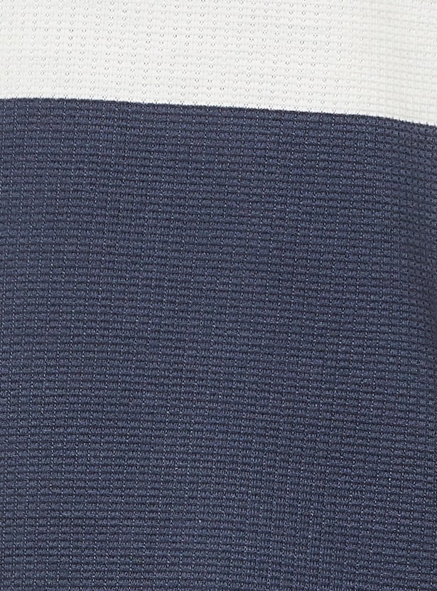 FAHRENHEIT Striped Polo T-shirt