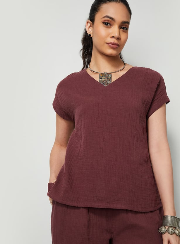 COLOUR ME Textured Top