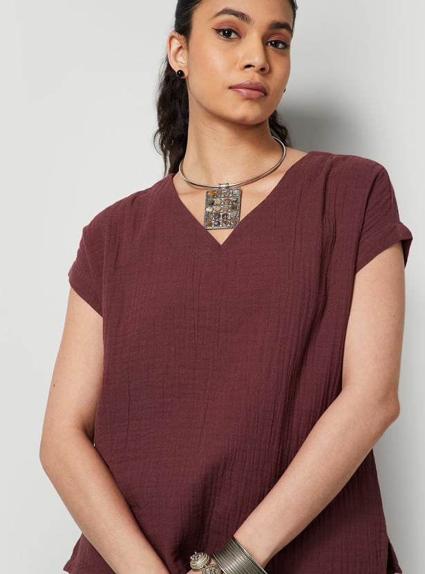 COLOUR ME Textured Top