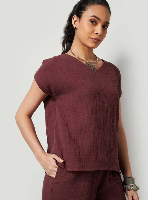 COLOUR ME Textured Top