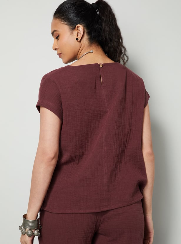 COLOUR ME Textured Top