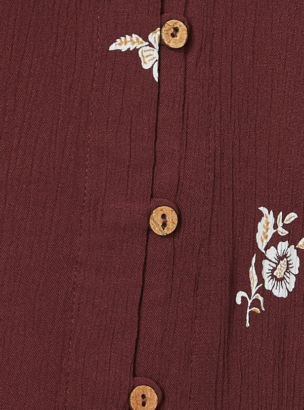 COLOUR ME Embroidered Top