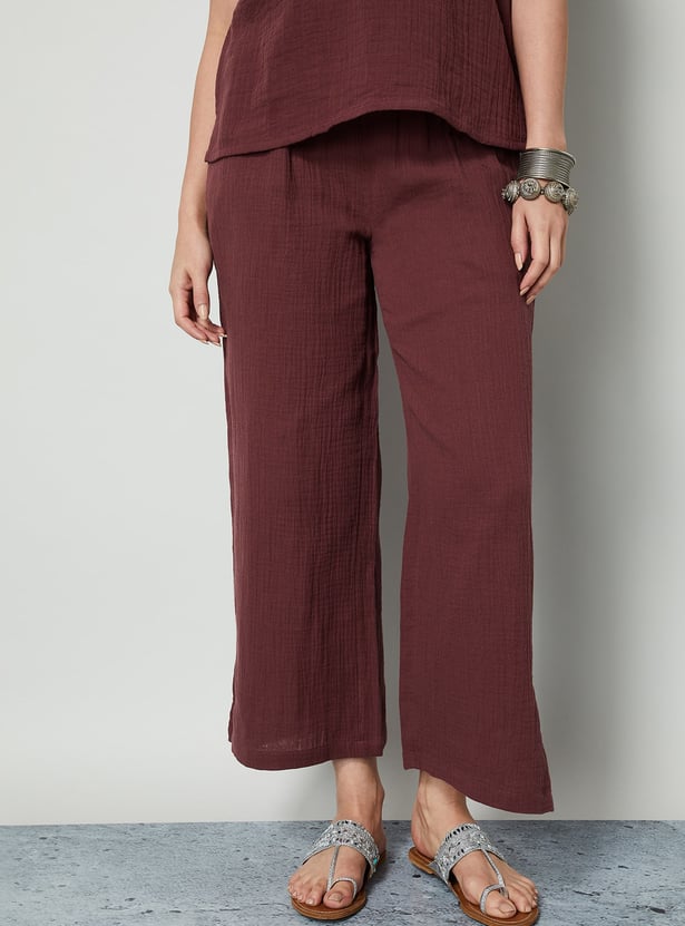 COLOUR ME Textured Palazzos