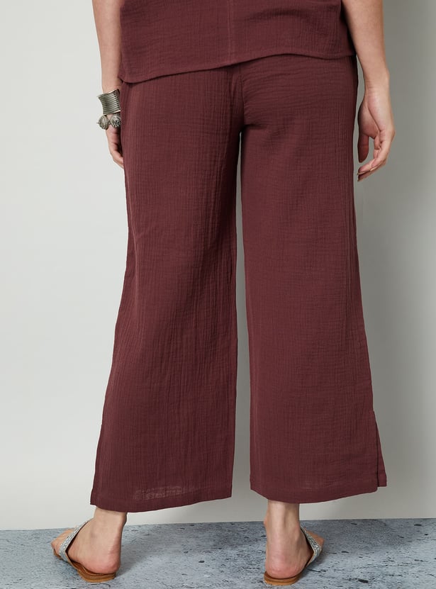 COLOUR ME Textured Palazzos