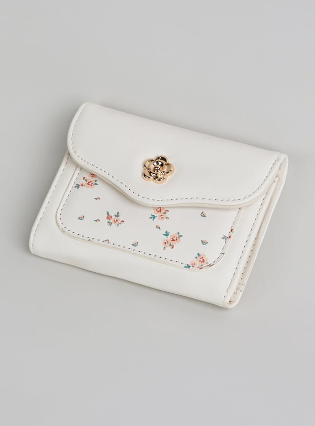 GINGER Floral Print Bi-Fold Wallet