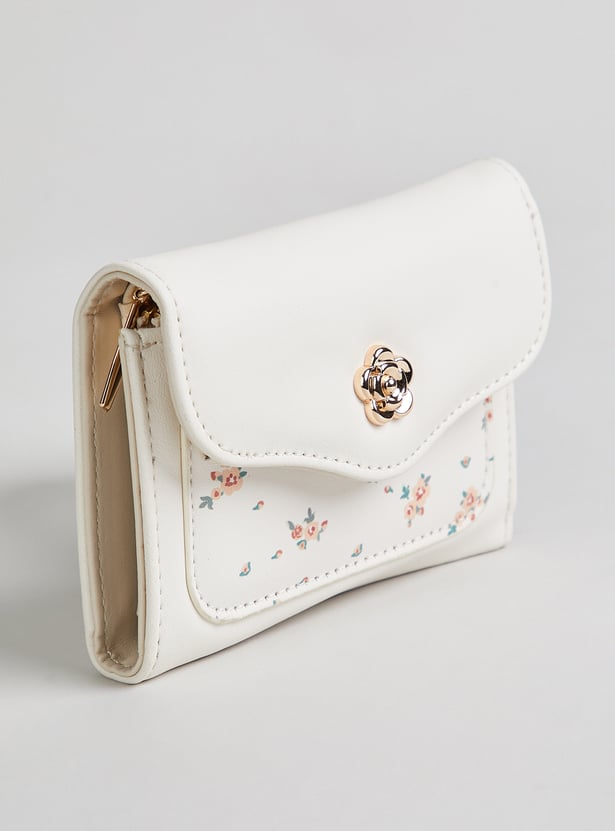 GINGER Floral Print Bi-Fold Wallet