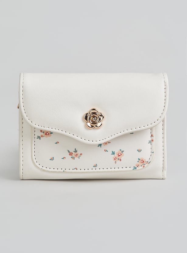 GINGER Floral Print Bi-Fold Wallet