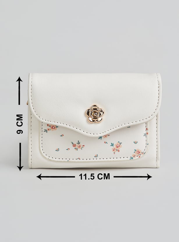 GINGER Floral Print Bi-Fold Wallet