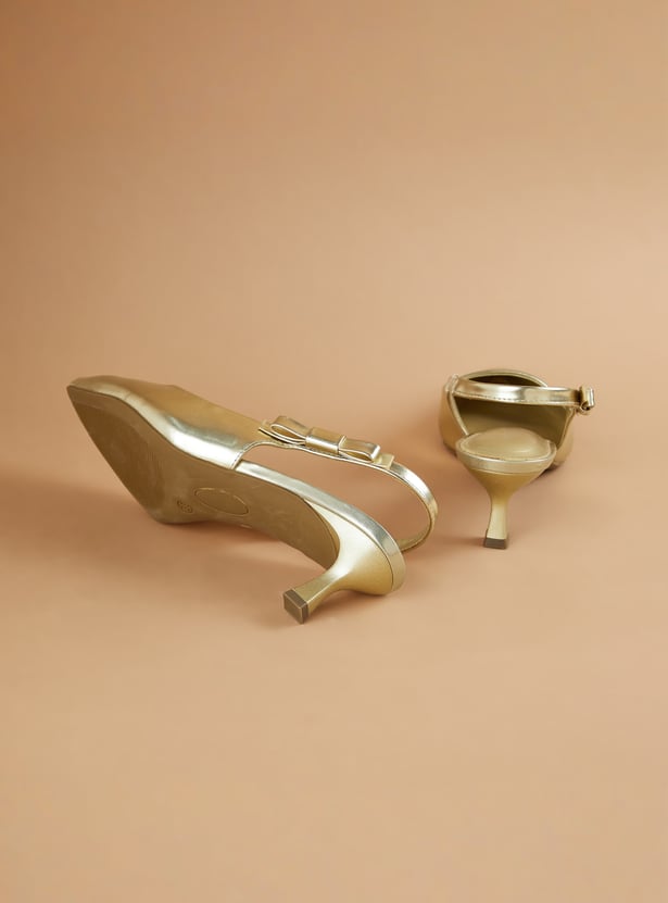 BRAND COLLECTION Embellished Kitten Heels