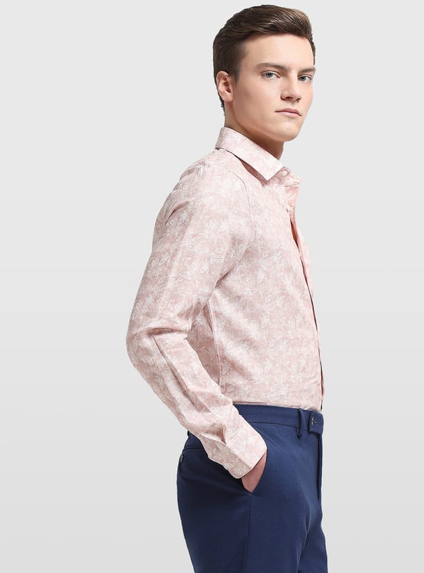 ARROW Floral Print Slim Fit Formal Shirt
