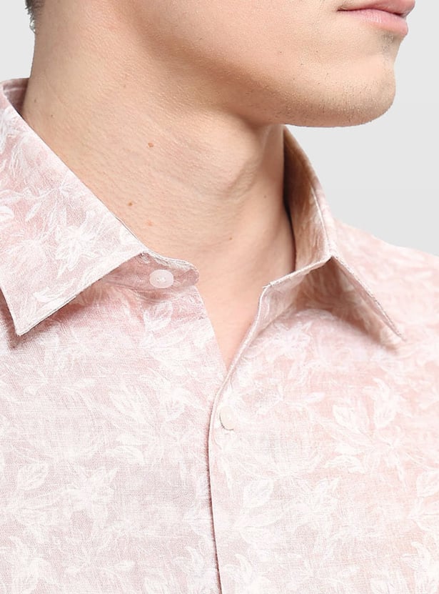 ARROW Floral Print Slim Fit Formal Shirt