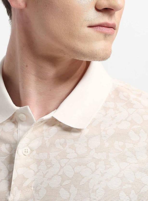 ARROW Floral Print Regular Fit T-shirt