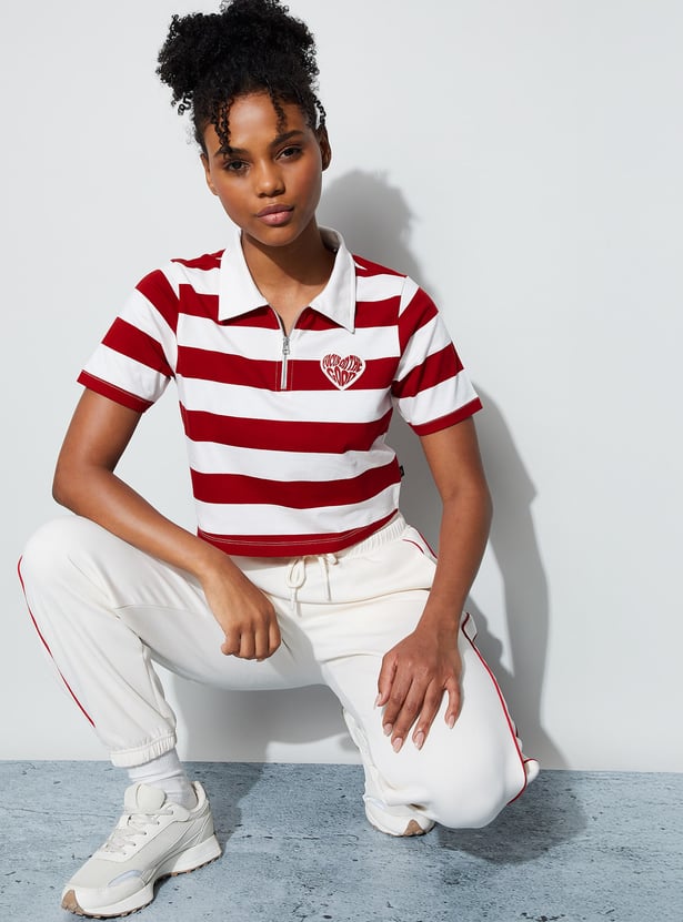 KAPPA Striped Polo T-shirt