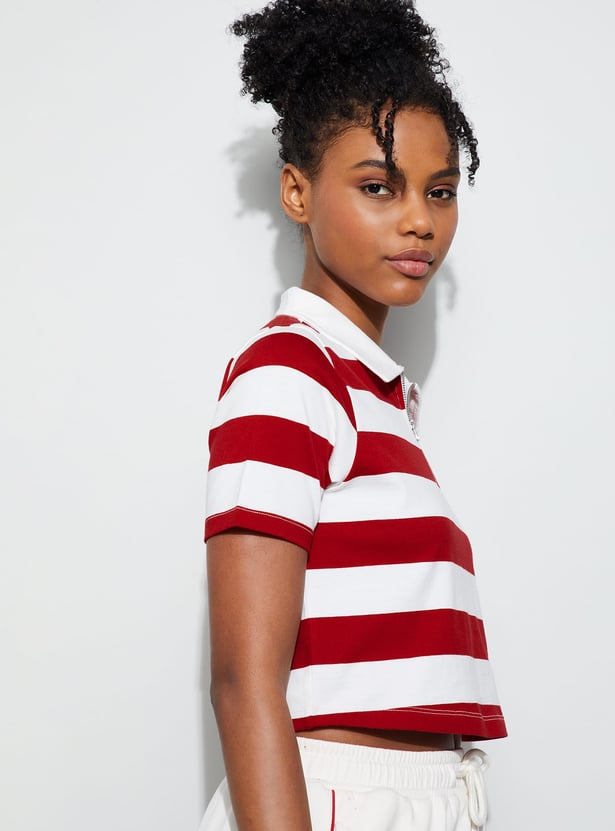 KAPPA Striped Polo T-shirt