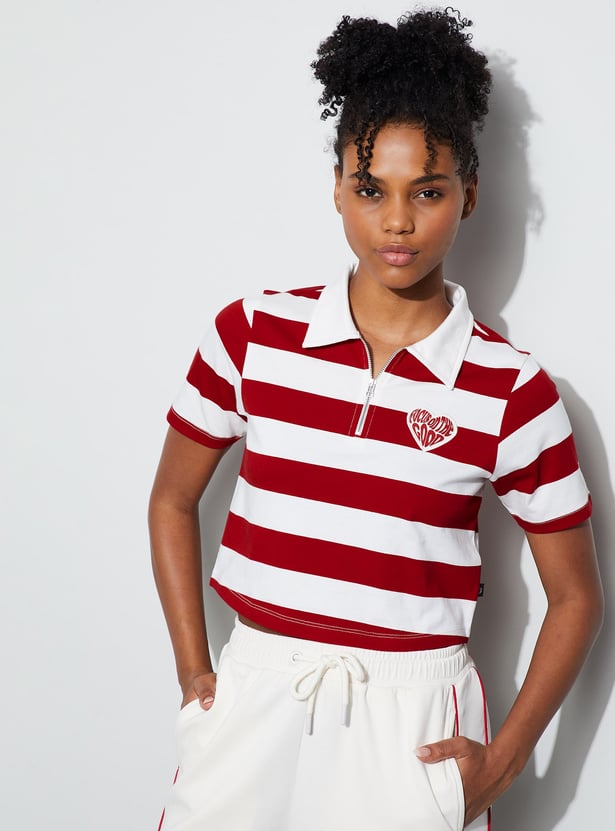 KAPPA Striped Polo T-shirt