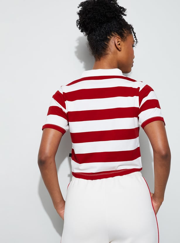 KAPPA Striped Polo T-shirt