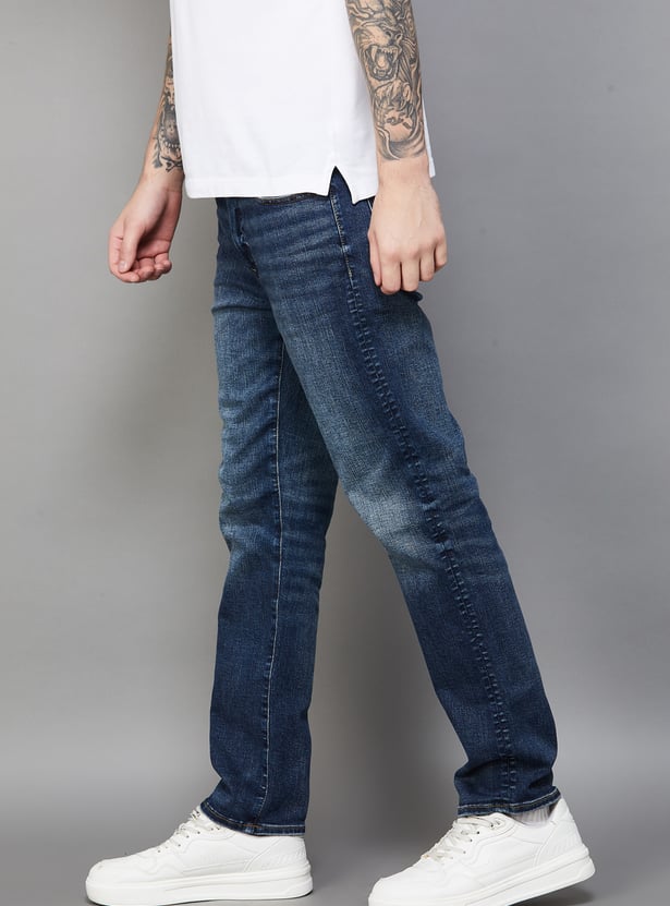 AMERICAN EAGLE Whiskered Slim Straight Jeans