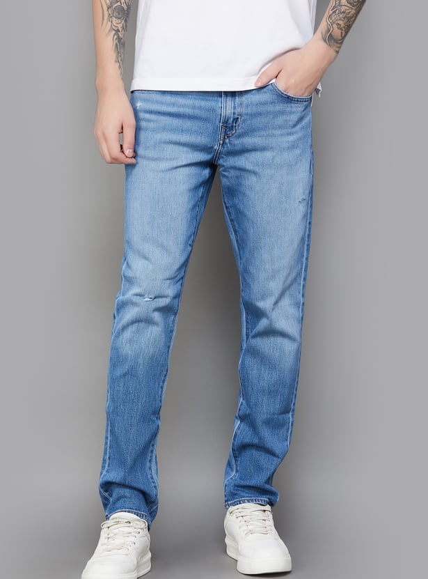 AMERICAN EAGLE Distressed Slim Straight Jeans