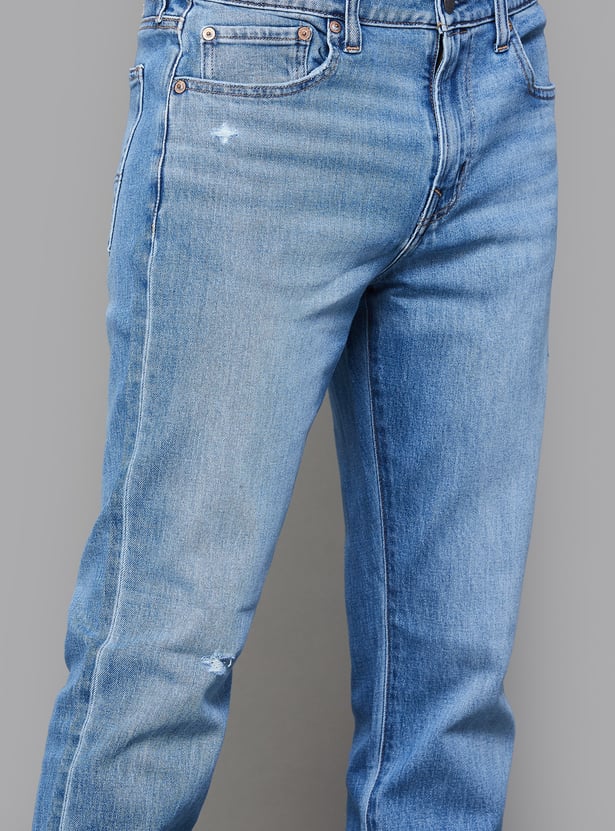 AMERICAN EAGLE Distressed Slim Straight Jeans