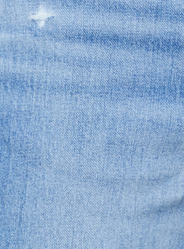 AMERICAN EAGLE Distressed Slim Straight Jeans