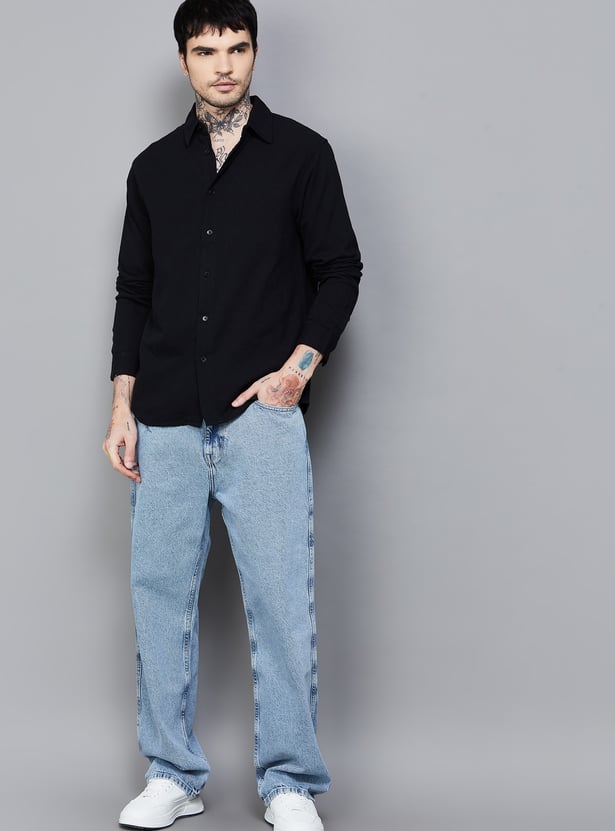 CELIO Solid Regular Fit Shirt