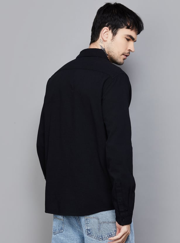 CELIO Solid Regular Fit Shirt