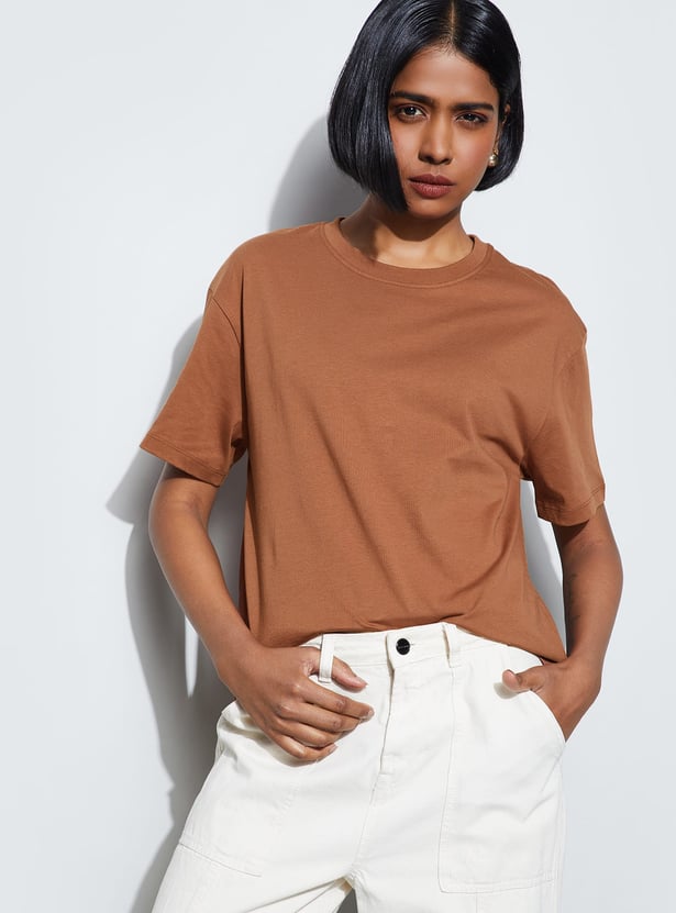 FAME FOREVER Solid T-shirt