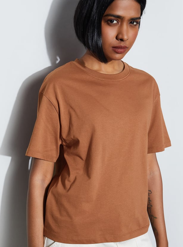 FAME FOREVER Solid T-shirt