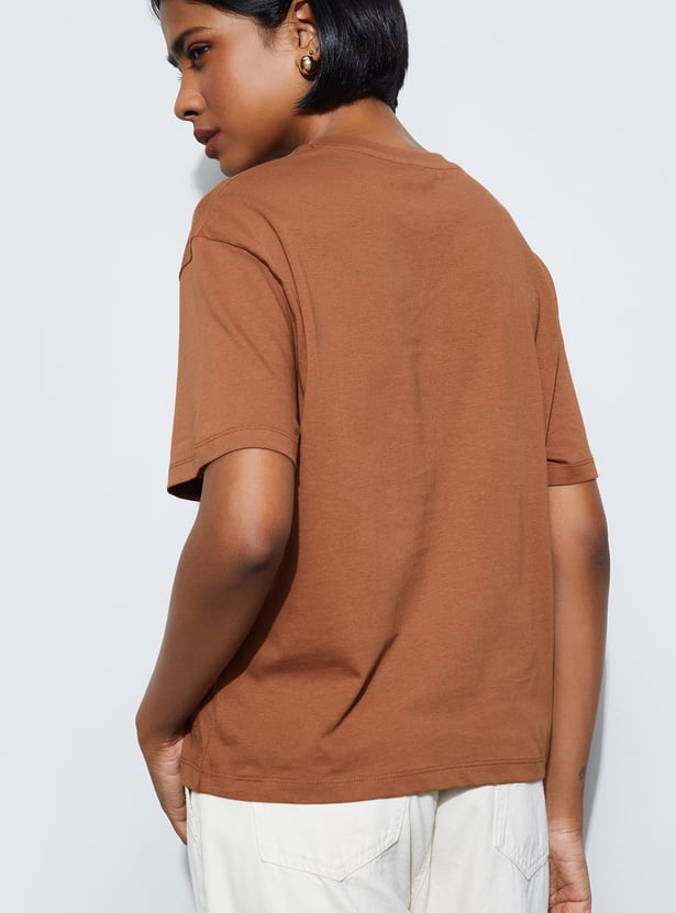 FAME FOREVER Solid T-shirt