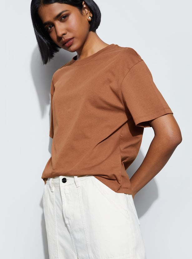 FAME FOREVER Solid T-shirt