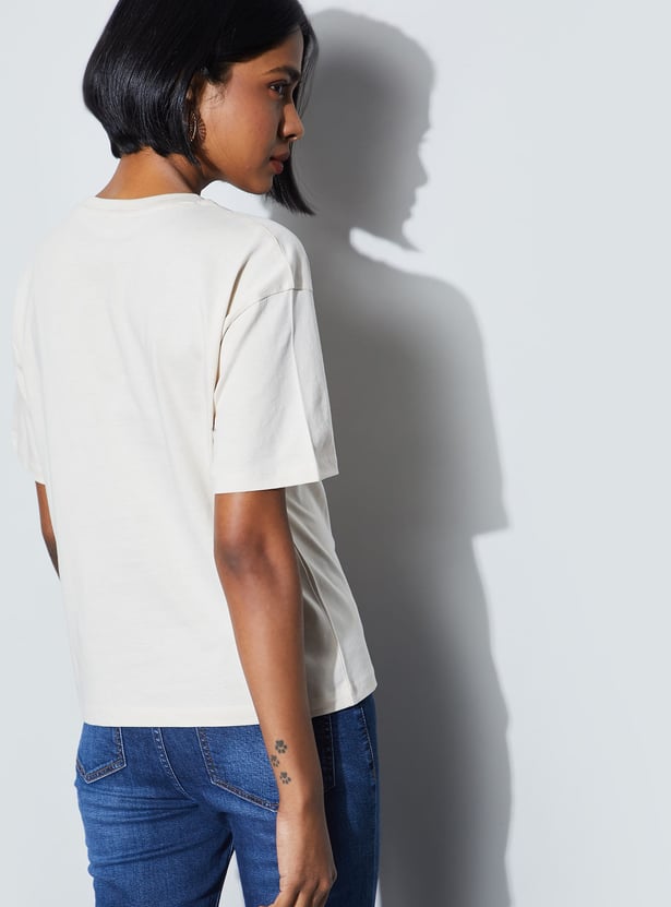 FAME FOREVER Solid T-shirt