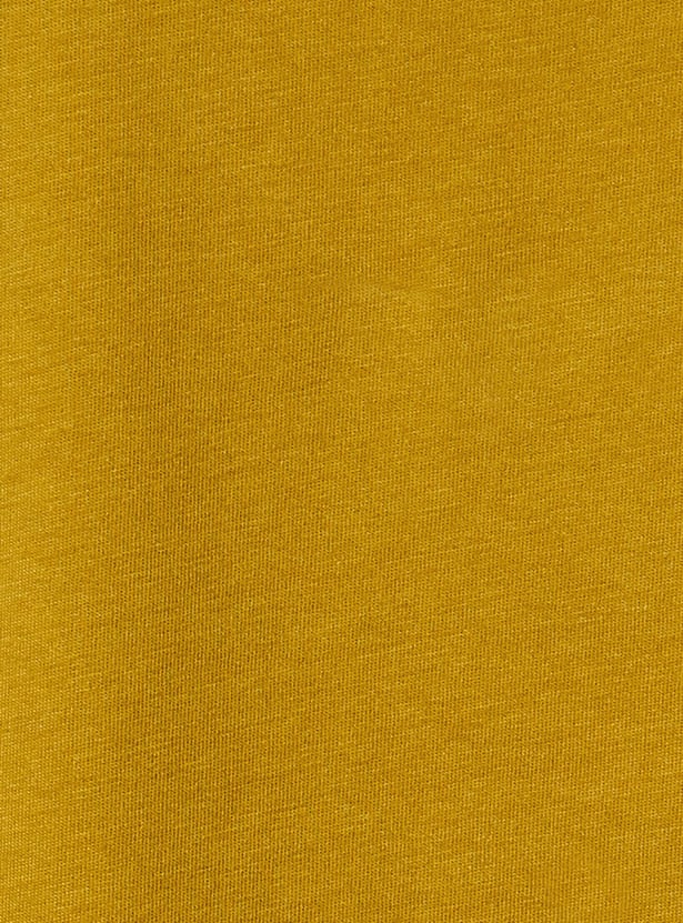 FAME FOREVER Solid V-Neck T-shirt