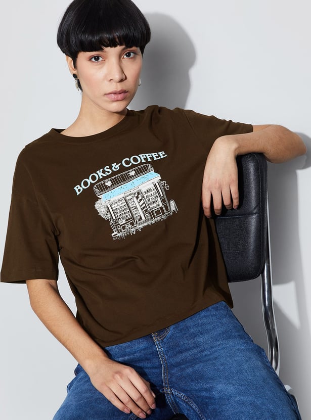 FAME FOREVER Graphic Print T-shirt