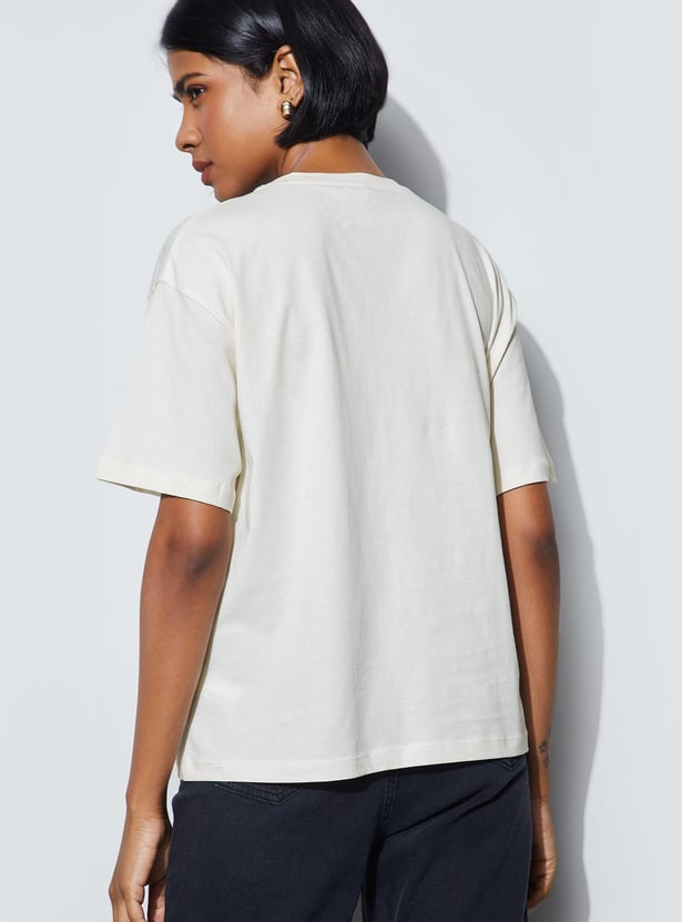 FAME FOREVER Graphic Print T-shirt