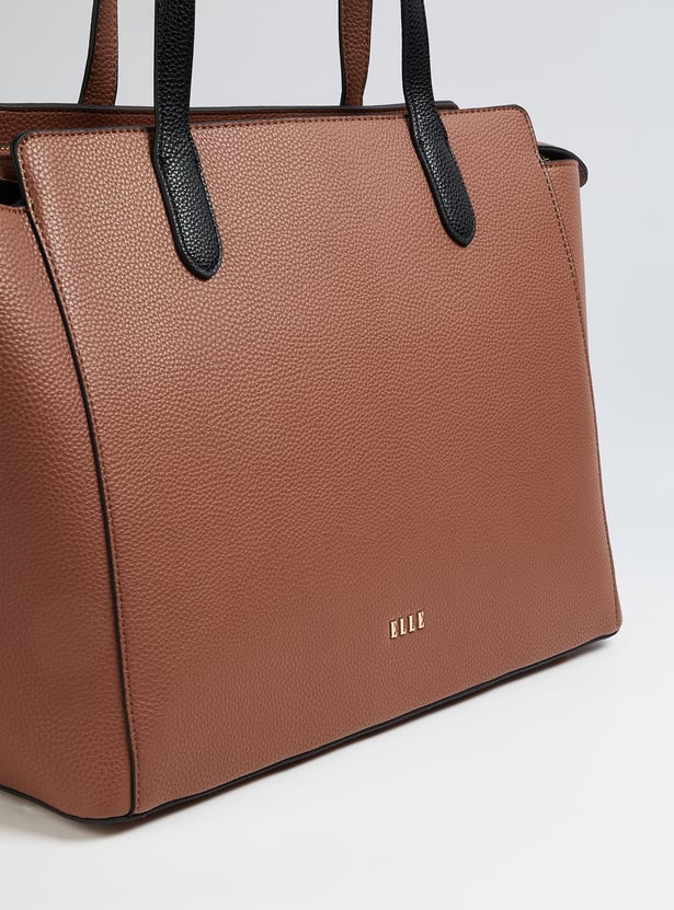 ELLE Textured Laptop Bag