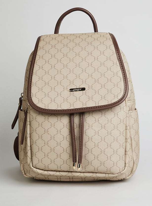 GINGER Geometric Print Backpack