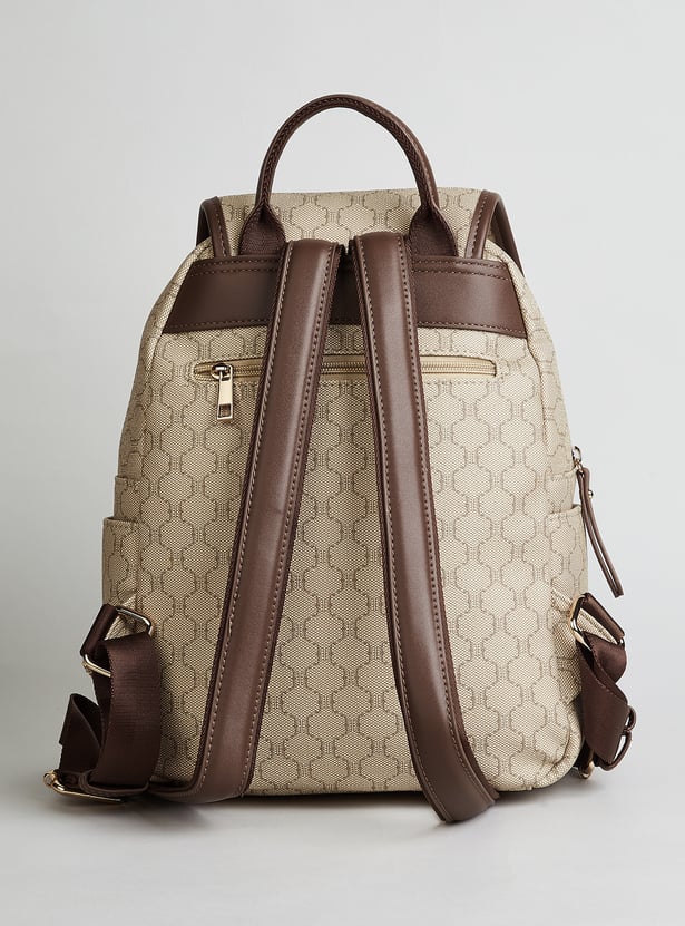 GINGER Geometric Print Backpack