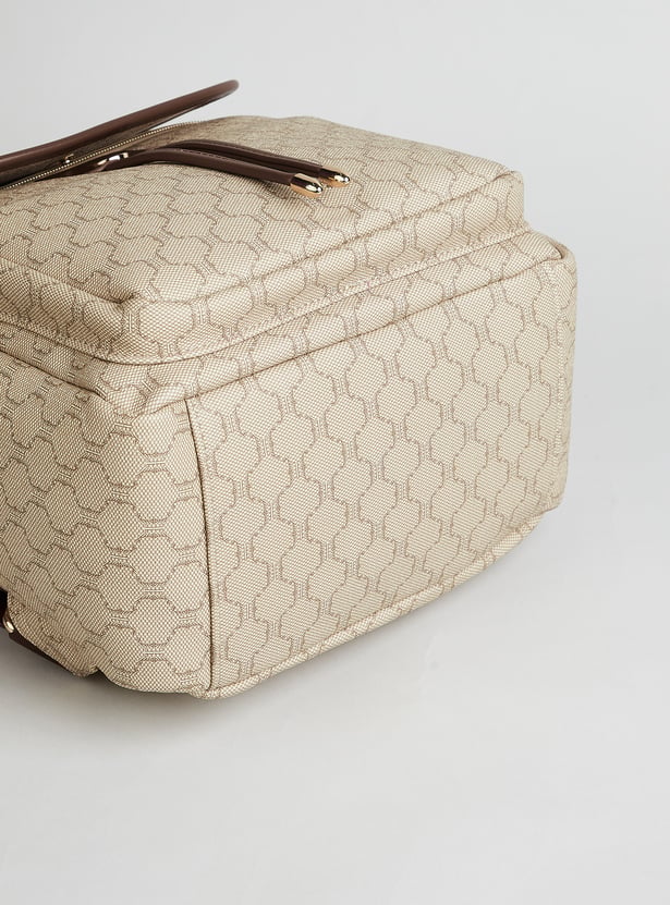 GINGER Geometric Print Backpack