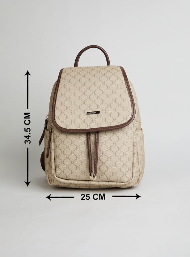 GINGER Geometric Print Backpack