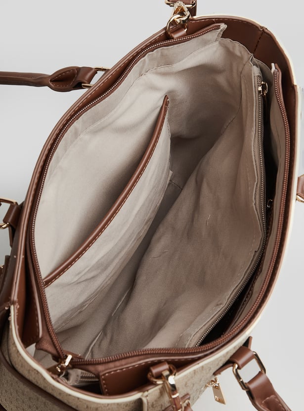 CODE Textured Shoulder Bag