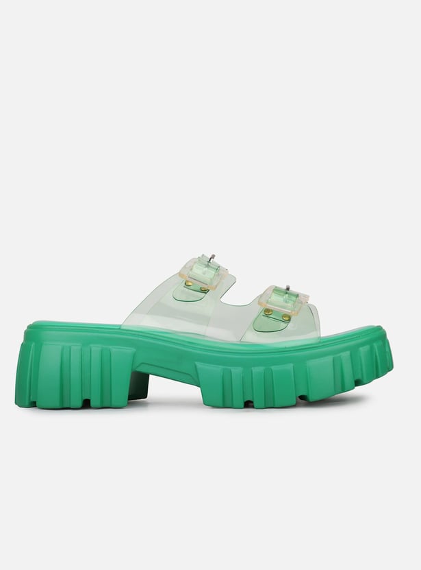 INC.5 Solid Open Toe Platforms