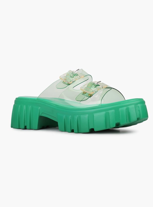 INC.5 Solid Open Toe Platforms
