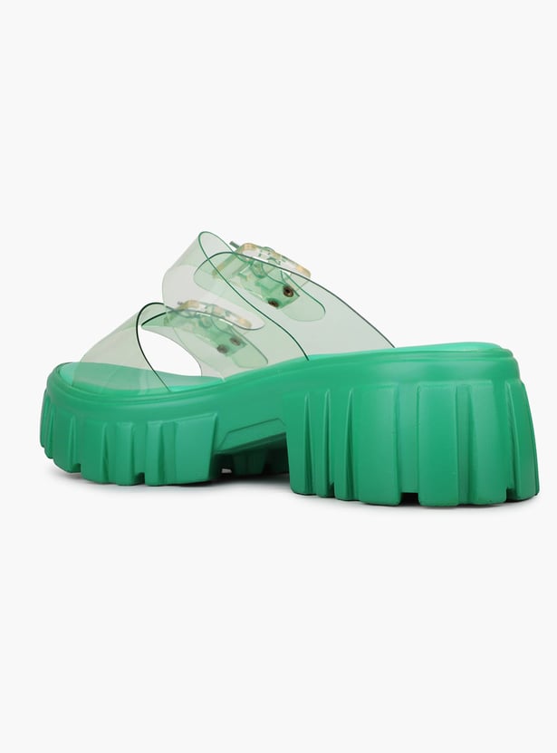 INC.5 Solid Open Toe Platforms