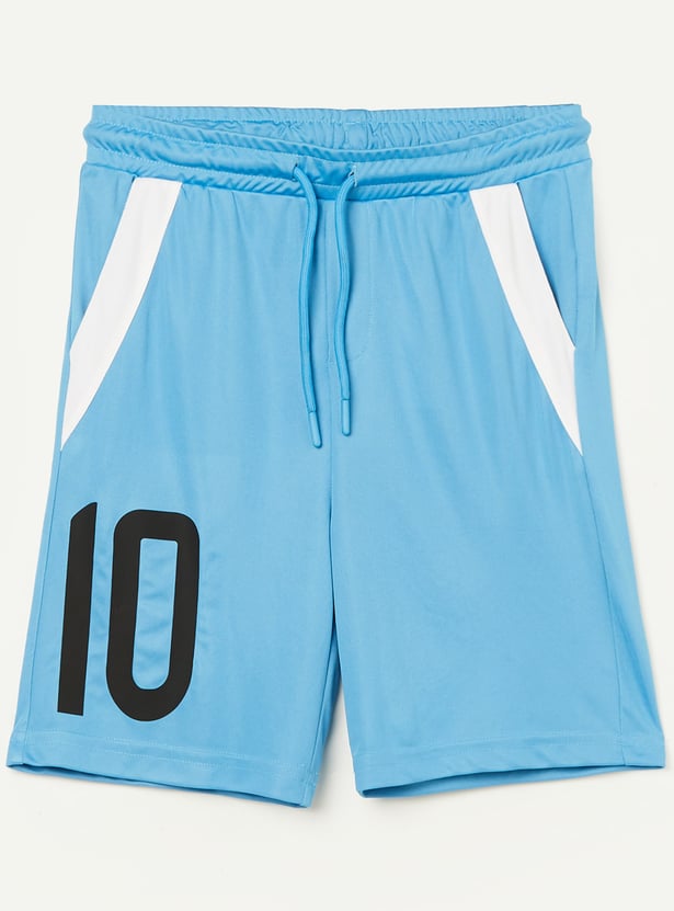 FAME FOREVER Boys Contrast Taping Shorts