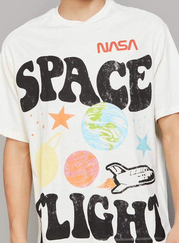 FREE AUTHORITY NASA Print T-shirt