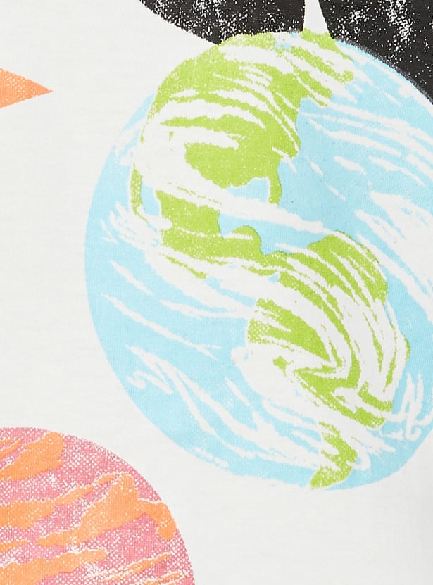 FREE AUTHORITY NASA Print T-shirt